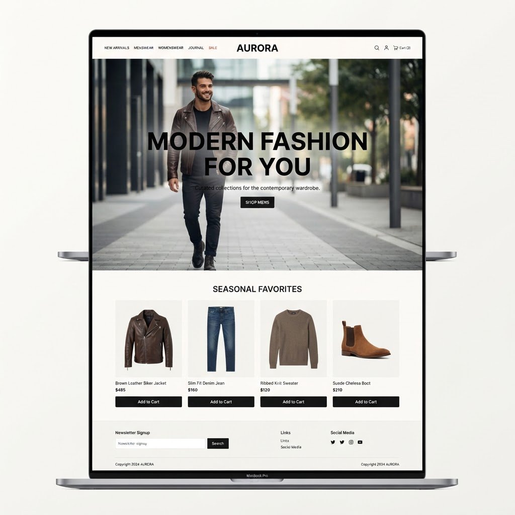 Fashion Brand — Shopify Store project preview